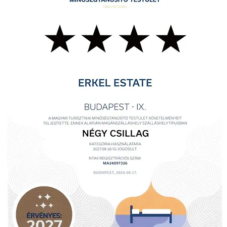 Lägenhet Erkel Estate At Kalvin Ter, 4 People, 2 Bathroom, Free Parking Budapest